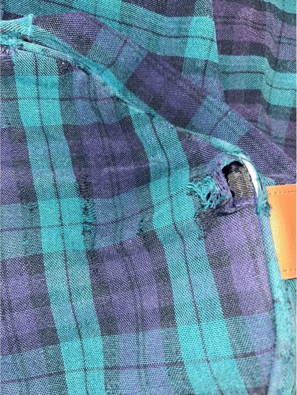 Disney University Plaid Backpack Vintage